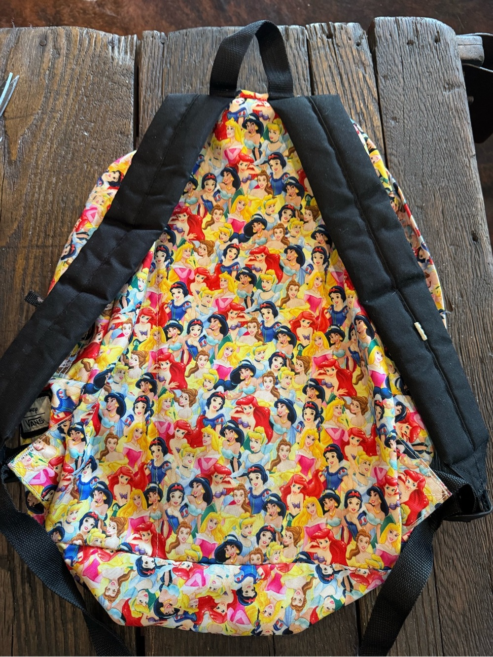 Vans Disney Princess Backpack - Ariel, Belle, Snow White, Cinderella, Jasmine - Picture 12 of 14
